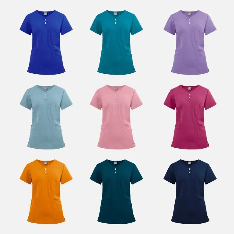 Women's Medical Scrubs Jogger Set – Doctor & Nurse Surgical Uniform