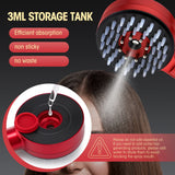 Electric Microcurrent Spray Massage Comb Red Blue LED Hair Follicle Comb Scalp Nano Atomized Head Massager Hair Growth Anti Loss