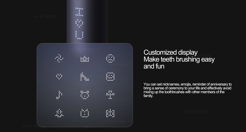 Xiaomi MIJIA T700 Sonic Electric Toothbrush – Ultrasonic Smart Toothbrush with APP Control & Teeth Whitening Technology