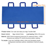 Elderly & Disabled Transfer Belt – Nursing Shift Pad & Turn Over Aid for Bedridden Patient Mobility