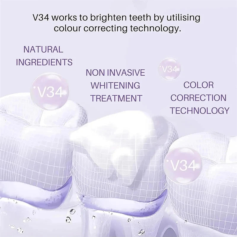 5D Teeth Whitening Toothpaste Stick – Oral Cleaning Tool for Stain Removal, Fresh Breath & Daily Teeth Care