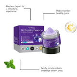 Teeth Restoration Mineral Powder – Purple Whitening Toothpaste for Stain Removal, Fresh Breath & Oral Care