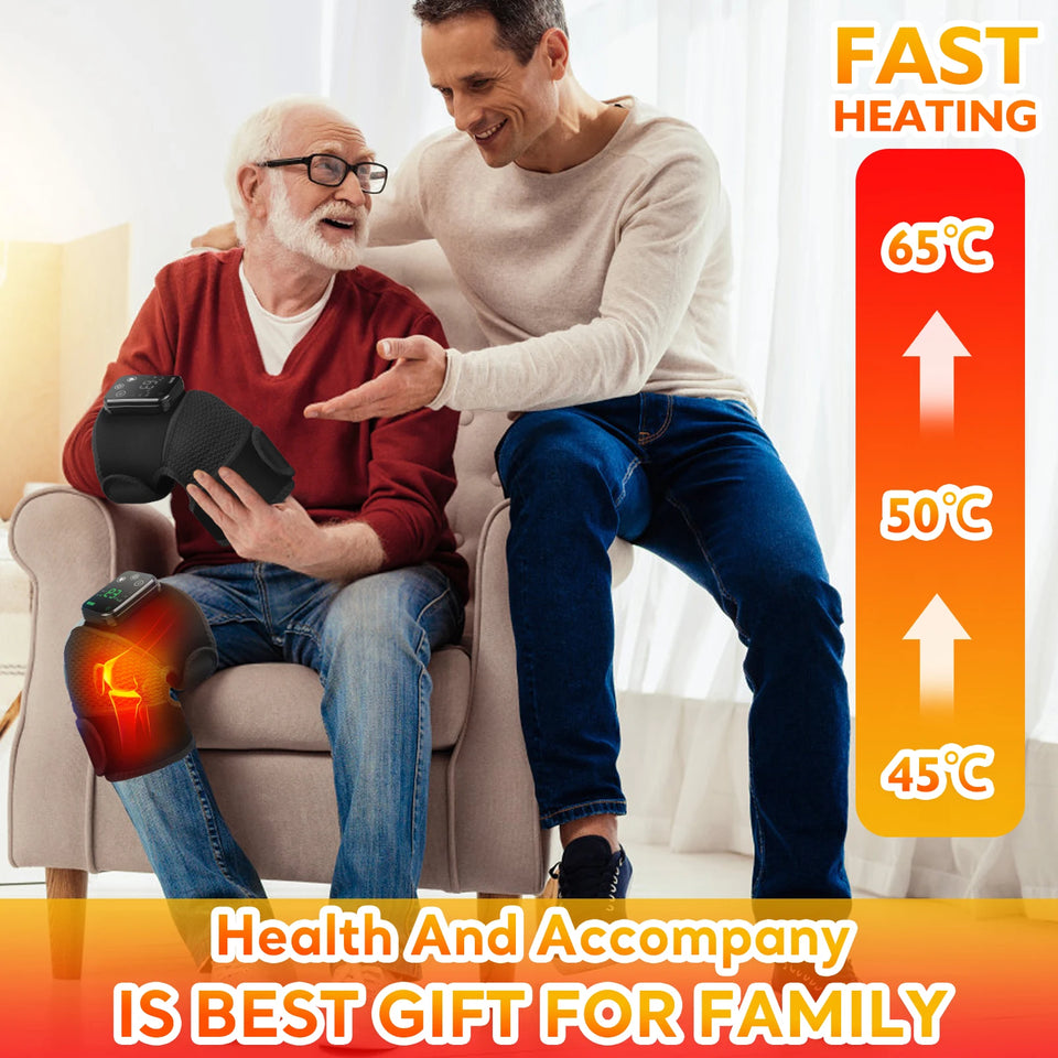 3-in-1 Electric Shoulder Heating Pad with 3-Speed Vibration – Thermal Muscle Relaxation Massager for Shoulder & Neck Care