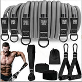 300 lbs Heavy-Duty Resistance Bands with Handles – Strength Training & Physiotherapy Exercise Strap
