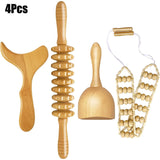 Wood Therapy Body Sculpting Tools – Lymphatic Drainage & Anti-Cellulite Massager Set