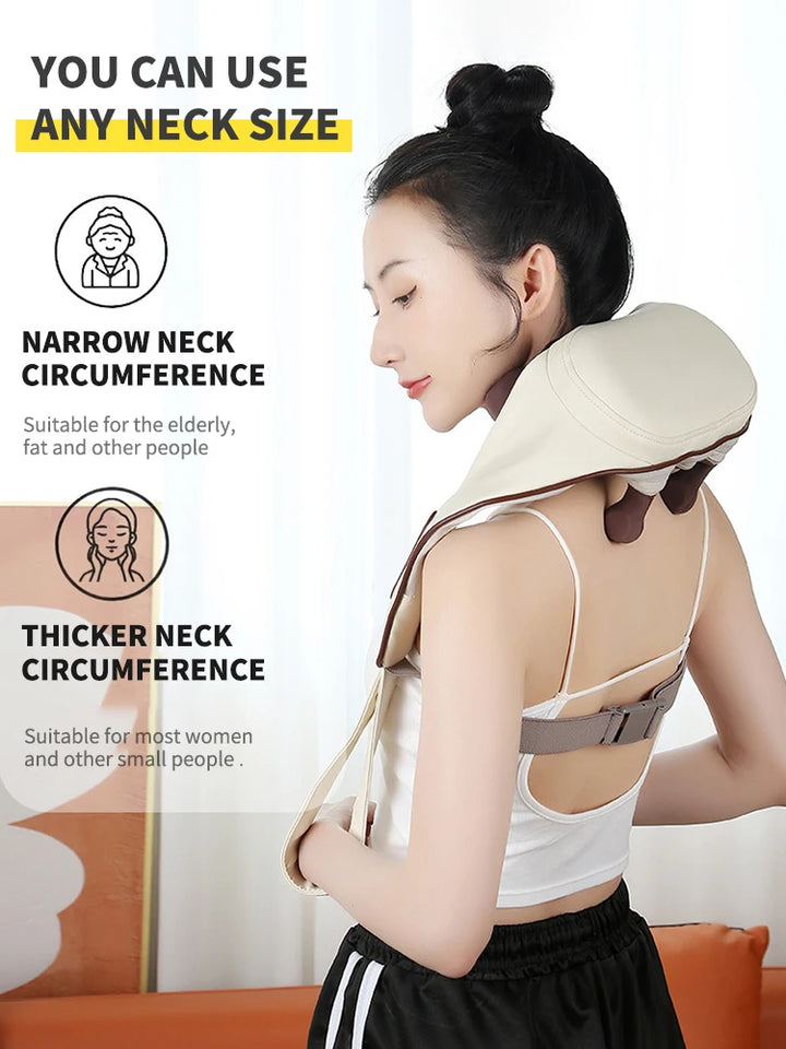 Intelligent Neck Massage Shawl Simulated Human Hand Cervical Trapezius Muscle Relaxation Shoulder & Neck Pain Relief Device
