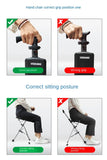 Foldable Walking Stick with Seat – Multi-Functional Non-Slip Crutch Chair for Elderly & Outdoor Use