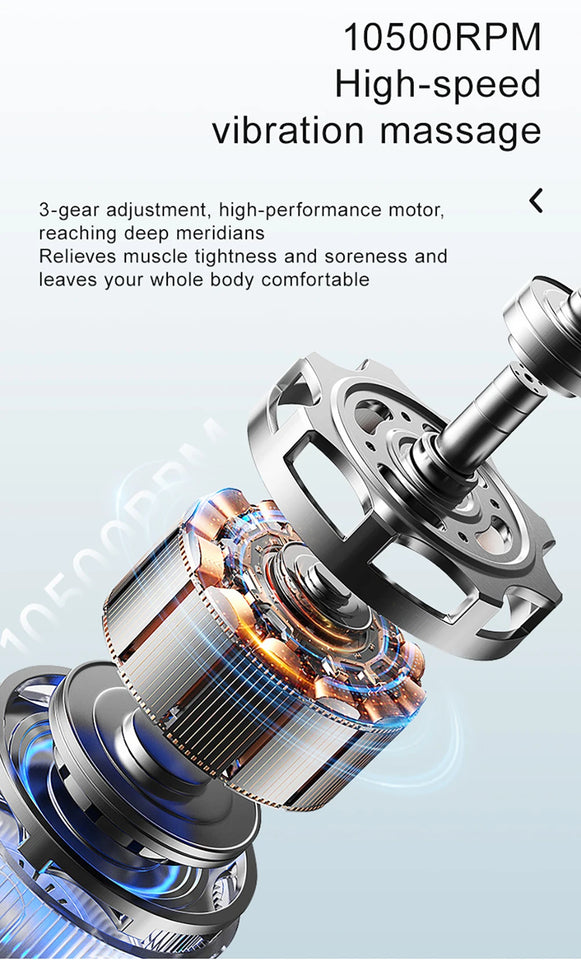 Electric Heating Fascia Knife Massager with LCD – Vibration Muscle Relaxation & Body Lifting Tool