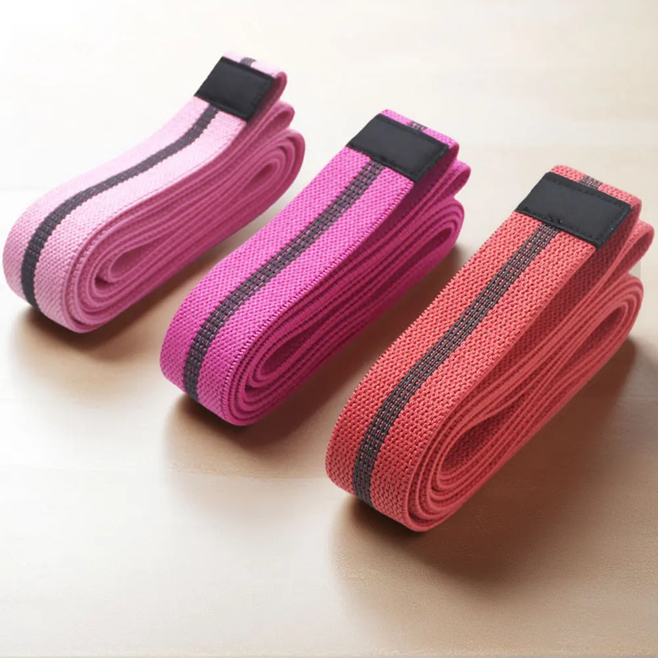 Long Resistance Bands – Stretch Workout Bands for Home Gym, Yoga, Pilates & Full-Body Training