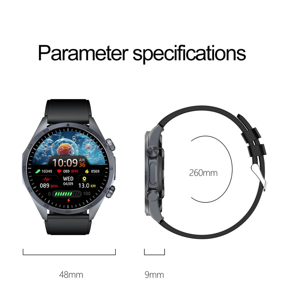 Xiaomi Pulse ECG+PPG Smartwatch 2025 – Blood Lipid, Uric Acid, BP, Body Fat & Sports Health Tracker with Call Function