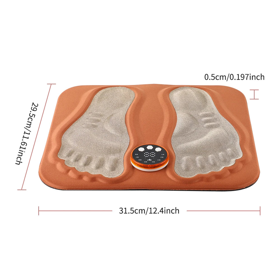 3D Smart Foot Massage Pad RF Remote Feet Massager 8 Modes 29 LevelsImprove Blood Circulation Relax Muscles Slim Legs Foot Pad