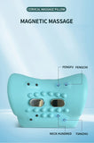 Multi Functional Vibration Massage Pillow Home Electric Neck Curvature Straightening Hot Compress Pulse Cervical Massage Pillow