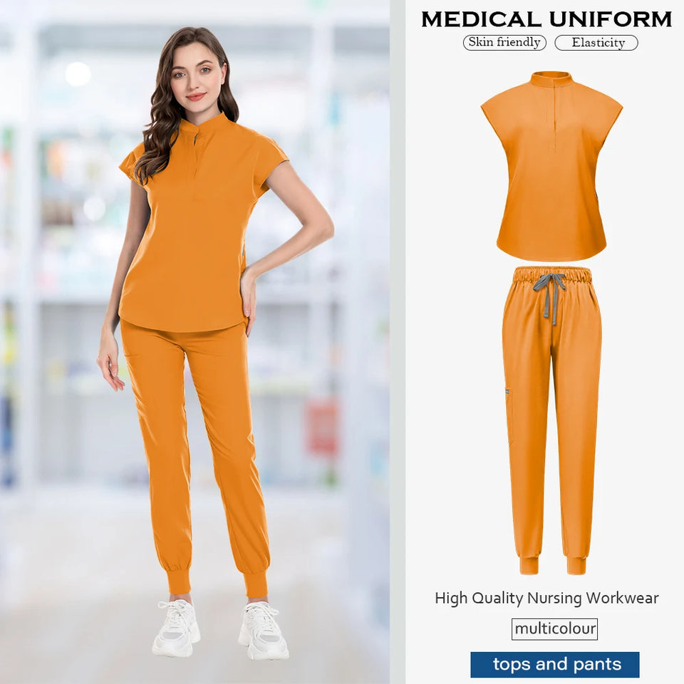 Medical & Surgical Uniform Set – Professional Hospital, Clinic, Veterinary & Pharmacy Workwear for Doctors and Nurses