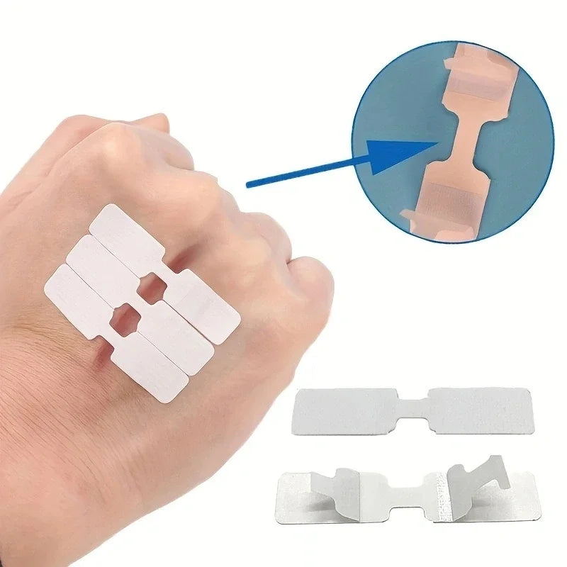 5PCS Outdoor Disposable Wound Adhesive Suture Patch & First Aid Bandage