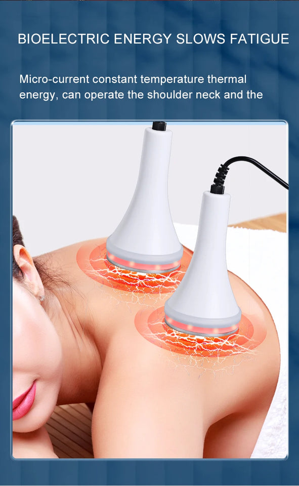 Electronic Muscle Massager with Constant Temperature Heating – Physiotherapy Device