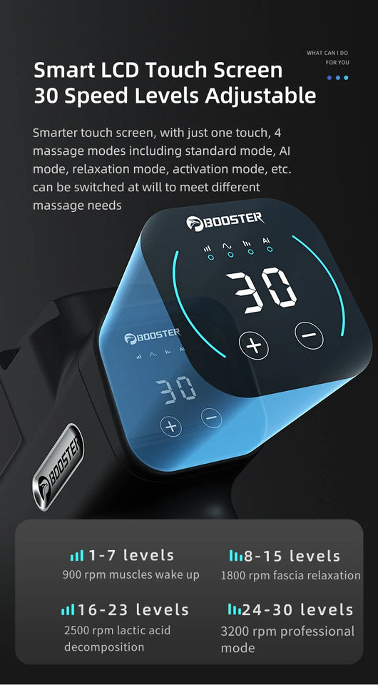 Booster M2-D Deep Tissue Massage Gun – Portable Percussion Muscle Massager