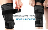 Sports Knee Brace with Side Stabilizers & Patella Gel – Compression Sleeve for Meniscus Tear, Knee Pain, Injury Recovery