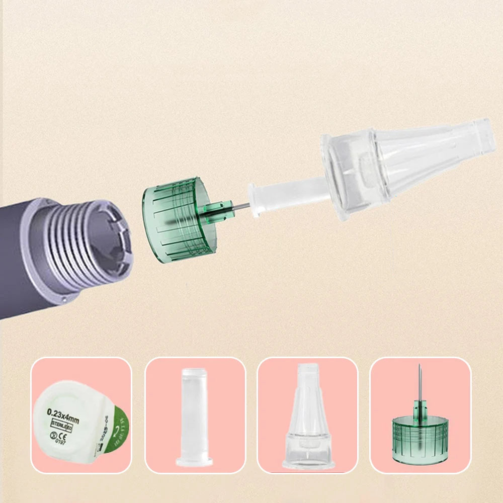 20PCS (10+10) 3ml Insulin Cartridges & 8mm Medical Needles – For Lilly Injection Pens, Individually Packaged