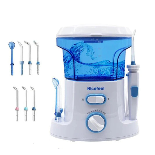 Oral Irrigator Water Flosser – Electric Teeth Cleaner with 7 Nozzles for Whitening, Dental Calculus & Braces Care