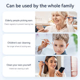 Visual Ear Cleaner with 12MP Camera – Ear Wax Removal Tool with Tweezers, Ear Pick & 6 Ear Spoons