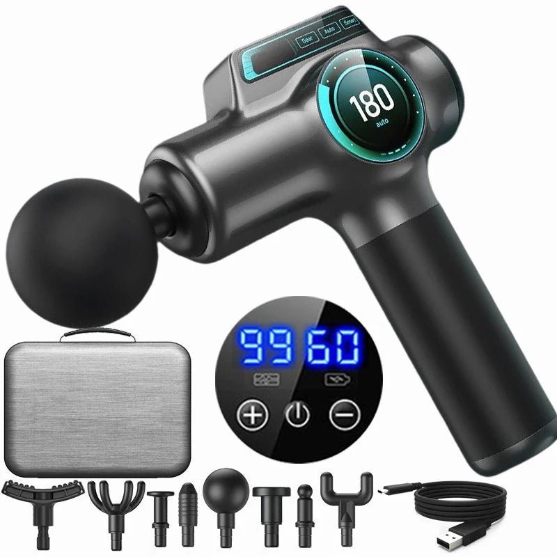 99-Speed Professional Muscle Massage Gun – Deep Tissue Massager for Neck, Back & Full Body Recovery