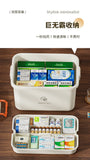 Large Capacity Portable First Aid Kit with Multi-layer Medicine Storage – Family Emergency Medical Box