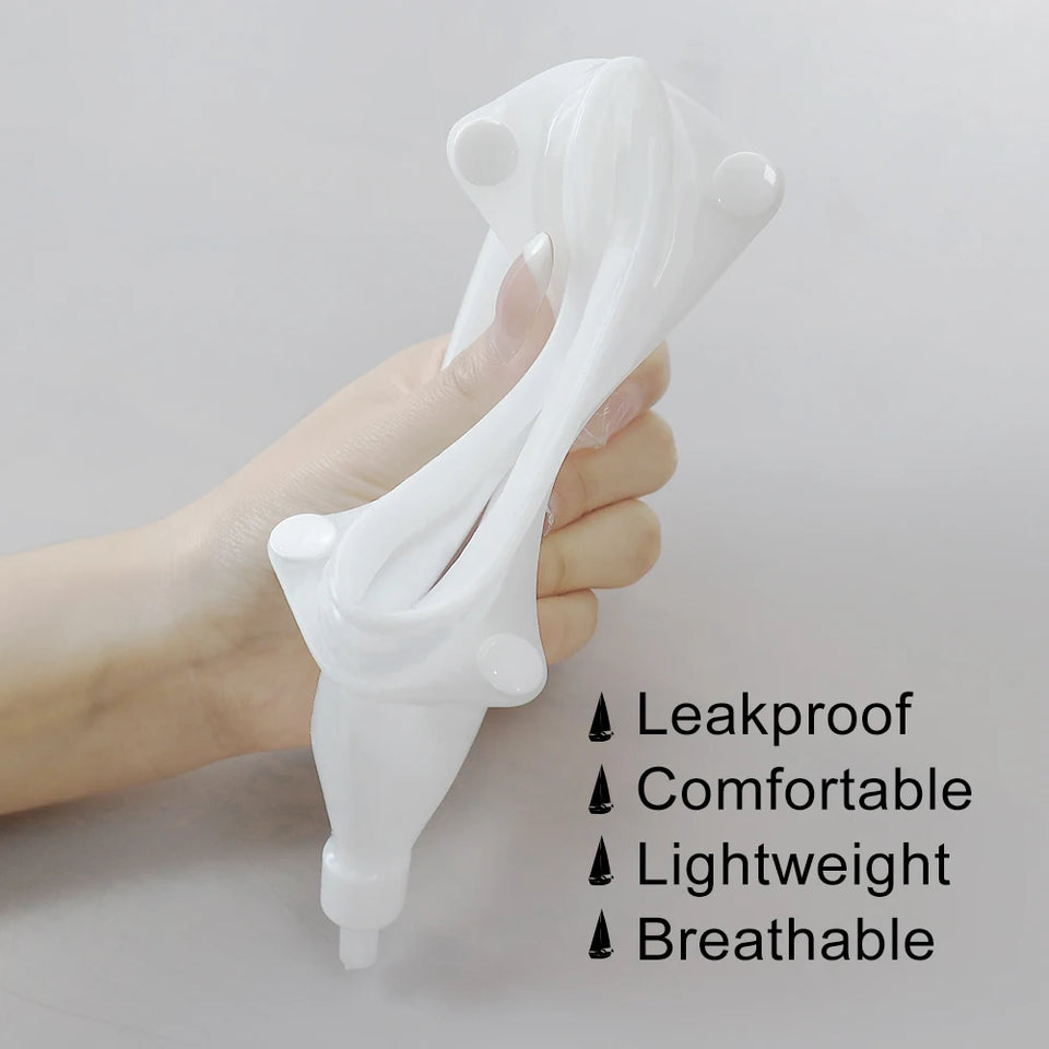 Reusable Male Wearable Silicone Urine Bag with Catheter & Drainage System