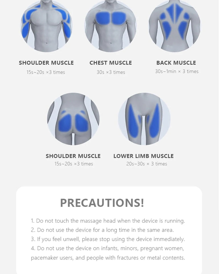 BOOSTER Pro 3 Massage Gun – Deep Tissue Muscle Stimulator & Body Massager