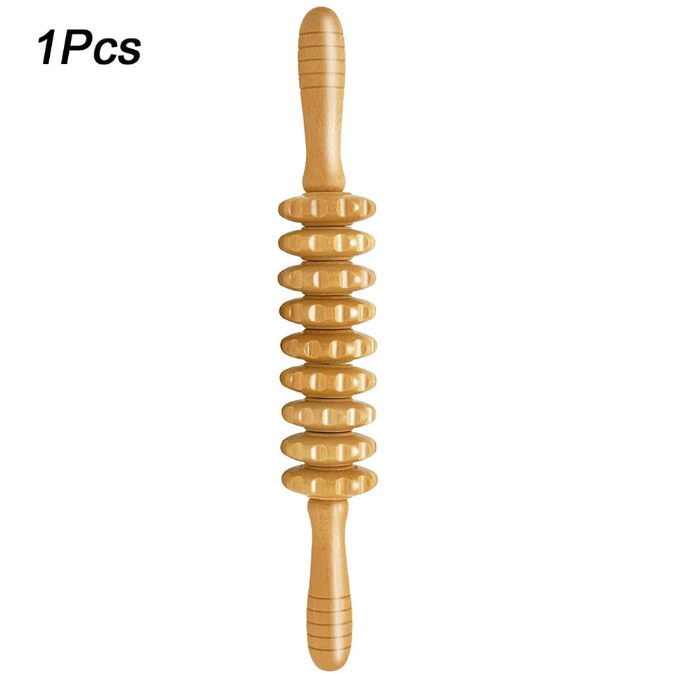 Wood Therapy Body Sculpting Tools – Lymphatic Drainage & Anti-Cellulite Massager Set