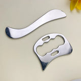 2cs stainless steel fascia knife, portable and practical myofascial release knife guasha soft tissue release tool, suitable for