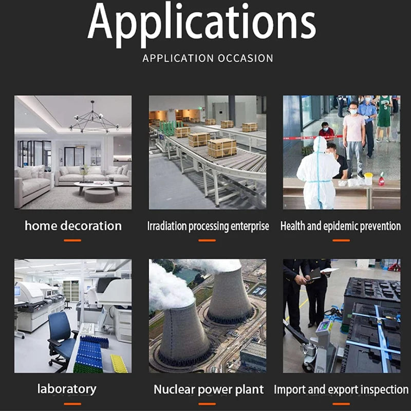 BR-9C-XR-3 Pro 2-in-1 Handheld Digital Display Electromagnetic Radiation Nuclear Detector EMF Geiger Counter Accurate Tester