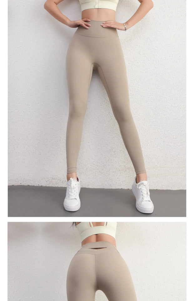 2024 Seamless Peach-Lift Yoga Pants – High-Waist Breathable Fitness Leggings for Women