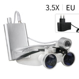 Dental Surgical Loupes 2.5X/3.5X with LED Light – Medical Magnifying Glasses for Dentistry & Surgery