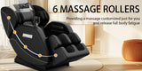 Zero Gravity Full Body Massage Chair with Heat, Airbags & Foot Roller