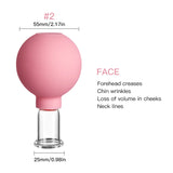 Rubber Cupping Face Massager Vacuum Eye Skin Lifting Facial Cups Anti Cellulite Jar Anti-Wrinkle Cupping Therapy Beauty Tool