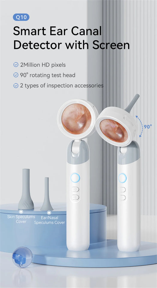 Wireless Visual Ear Camera – 1080P HD Endoscope with 1.38'' IPS Screen, Ear Wax Removal & Inspection Tool