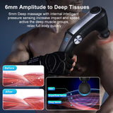 Fascia Massage Gun with Extended Handle – High-Frequency Electric Muscle Massager