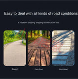 Foldable Four-Wheeled Elderly Shopping Cart Walker – Lightweight Mobility Aid with Walking Stick Support