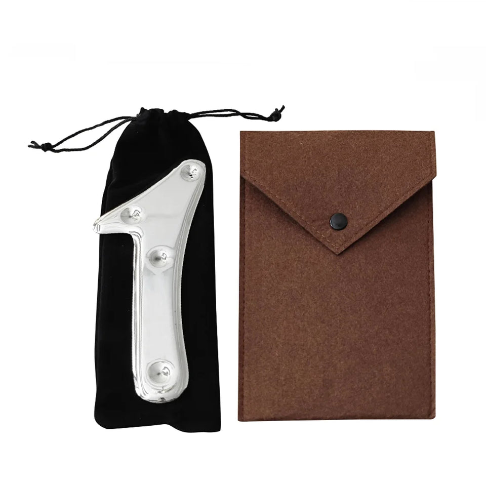 Stainless Steel Gua Sha Massage Tools Muscle Scraper Tool,Graston Tool Set for myofascial Release,Scar Tissue Massager for Back