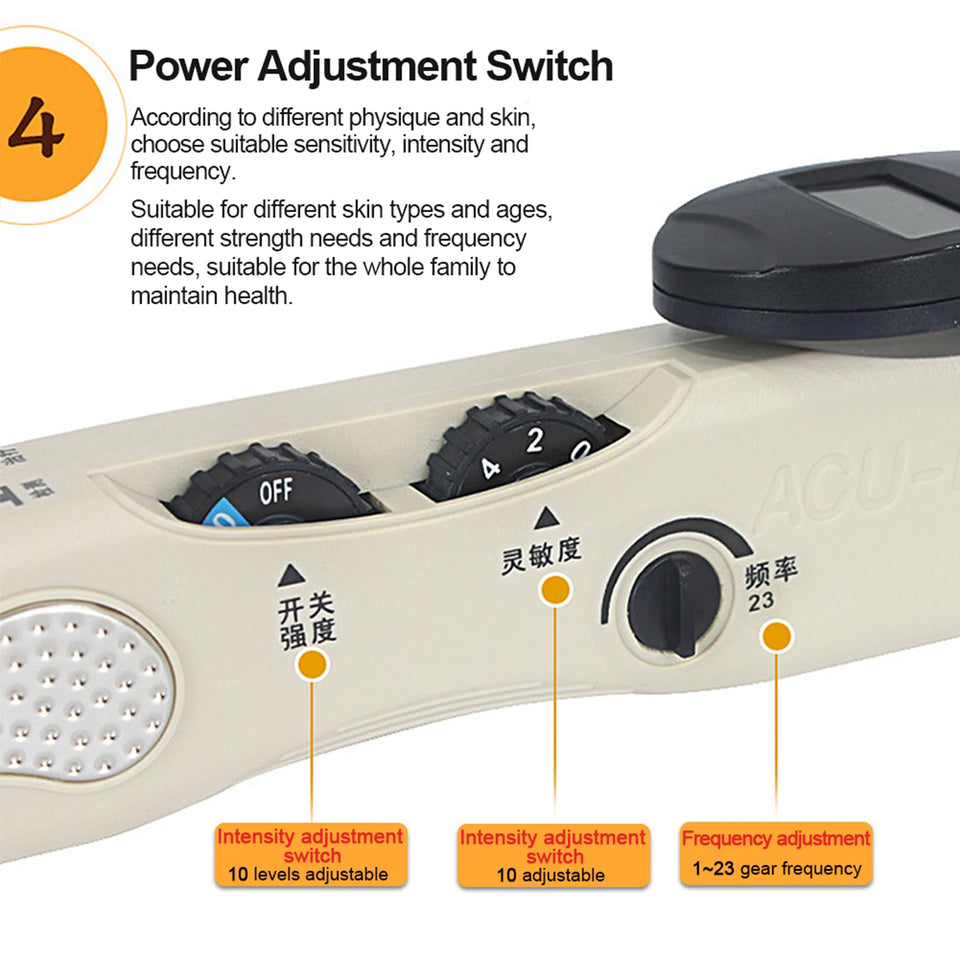 Electronic Acupuncture Pen Tens Point Detector Acupuntura Massage Pain Therapy Acupuncture Meridian Energy Pen Muscle Stimulator