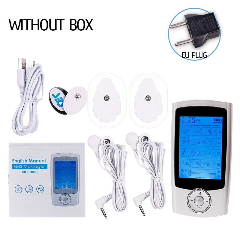 Smart Health 16-Mode Digital Pulse Massager – Electrotherapy Muscle Stimulator & Pain Relief Device