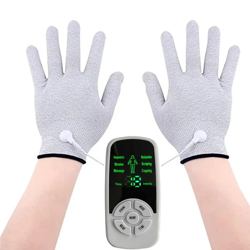 EMS Electric Muscle Therapy Stimulator 6 Modes Tens Unit Machine Meridian Physiotherapy Pulse Abdominal Prostate Body Massager