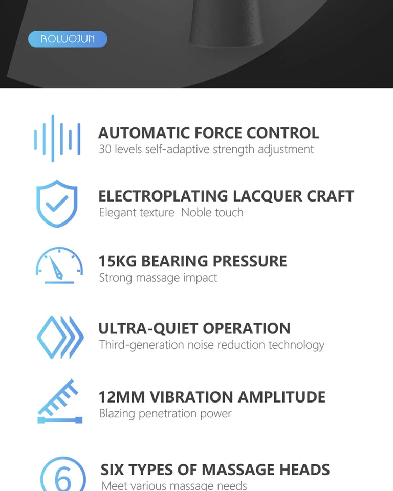 BOOSTER Pro 3 Massage Gun – Deep Tissue Muscle Stimulator & Body Massager