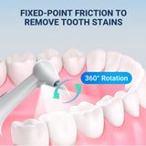 Electric Ultrasonic Teeth Cleaner – Dental Plaque Remover, Tartar & Stain Polisher with Oral Irrigator Whitening Kit