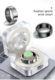 2025 SR08 Smart Ring – LED Display, Heart Rate & SpO₂ Monitor, 5ATM Waterproof Fitness Ring for Men & Women