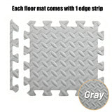 12PCS EVA Foam Gym Floor Mats – Non-Slip, Shock-Absorbing Interlocking Tiles for Fitness & Yoga (30×30cm)