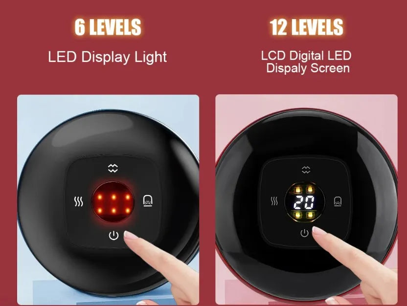 Electric Vacuum Cupping Massager Anti-Cellulite Suction Cups Heating Guasha Fat Burning Skin Scraping Body Slimming