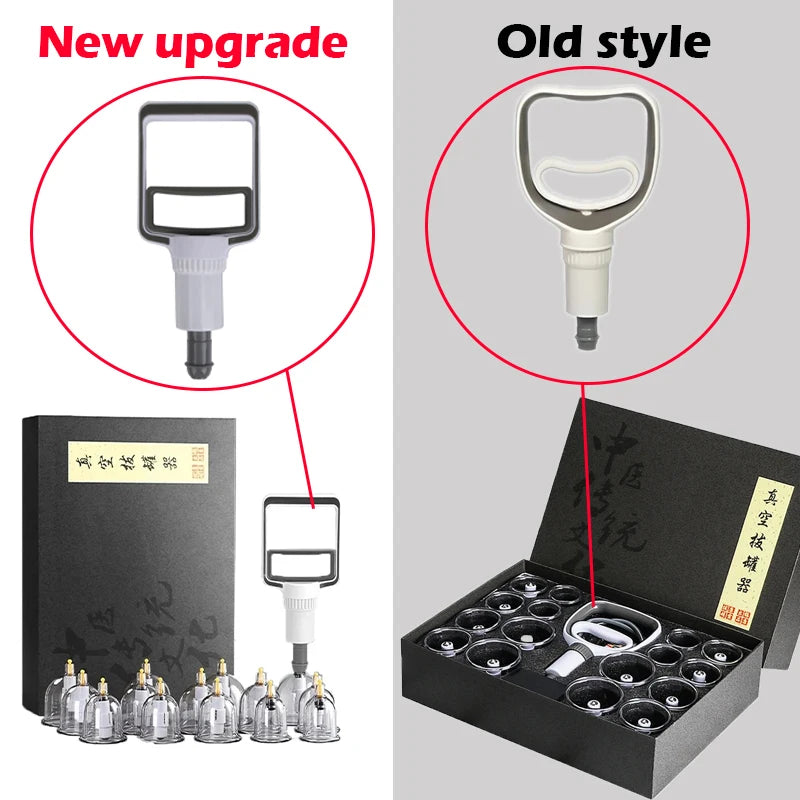 12/20/24 Cans Vacuum Acupuncture Cupping Anti-cellulite Physiotherapy Traditional Chinese Medicine Suction Cup Massage Therapy