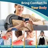 Electric Heated Shoulder Brace – 3-Level Heat & Vibration Massage Support Belt