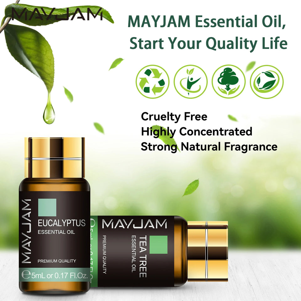 Optimized Product Name: MAYJAM 20-Piece Pure Natural Essential Oils Gift Set – Sandalwood, Lemongrass, Lavender, Bergamot, Eucalyptus, Rosemary & More